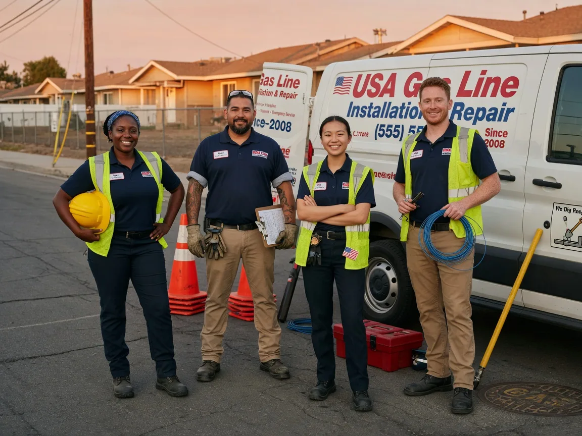 Gas Line Installation company in Westport, CA